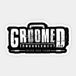 Groomed Noodler Zip-up Sticker